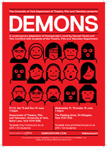 Poster of Dostoevsky's Demon production